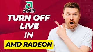 How to turn off AMD radeon live [upl. by Malca]