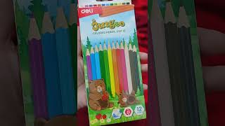 pensil warna Deli 12 warna [upl. by Assenar]