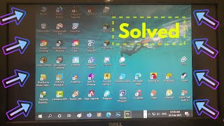 Fix desktop is not full screen  computer display full screen problem  screen not full size [upl. by Nawoj887]