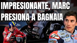 MOTOGP HOY IMPRESIONANTE MÁRQUEZ PRESIONARA A BAGNAIA [upl. by Yelir763]