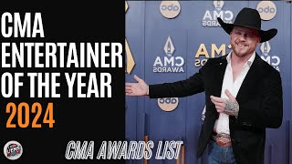 2024 CMA Awards Complete winners list [upl. by Nidnerb]