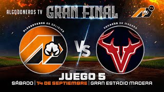 Algodoneros de Delicias vs Venados de Madera  Juego 5  Gran Final [upl. by Luba]