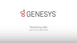 Genesys  Receiving calls in Interaction Connect [upl. by Smiga]