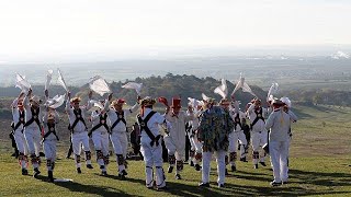 Jingle Bells May Day Morris dancing in England [upl. by Etnuahs]