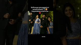 Tv actress sai Kiran❤️sravanthi engagement phts viralsmallscreen trendingshorts ytshorts [upl. by Merce]