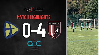 Match Highlights  Tresham College vs FCV Grace Dieu [upl. by Nnyroc]