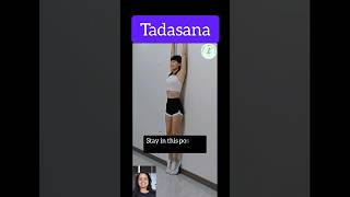 Tadasana Yoga Benefits yogapose weightlossseries weightlossworkout shortvideo tadasana [upl. by Rheims359]