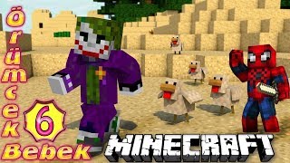 ÖRÜMCEK BEBEK VE JOKER MİNECRAFT SURVİVAL MACERASI [upl. by Shelbi892]