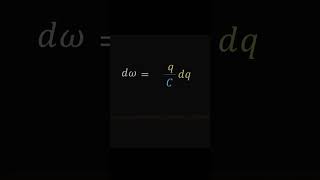 derivation energy stored in capacitor capacitor animation expression shorts [upl. by Egag]