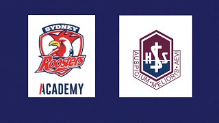 Sydney Roosters Female Academy U16 Girls vs Ipswich State High School [upl. by Acinet830]