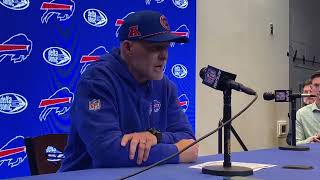 Bills HC Sean McDermott talks about beating the Titans [upl. by Ydoow]