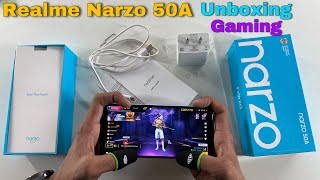 Realme narzo 50A unboxing and gaming all features [upl. by Carlee281]