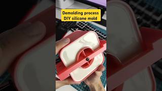 Diy silicone mold asmr Demolding how to make mold for concrete planter [upl. by Irrol]