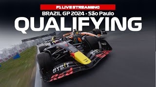 LIVE F1 Data Brazil GP 2024 Interlagos São Paulo Qualifying  Formula 1 Commentary [upl. by Neron]