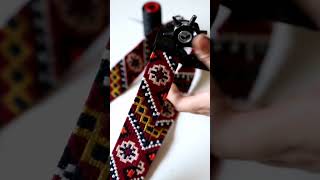 A few seconds of deep peace weaving tapestry peace handmade handcraft cameratrap belt [upl. by Ria451]