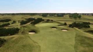 The Championship Course Flyover Hole 17  Island [upl. by Ainezey]