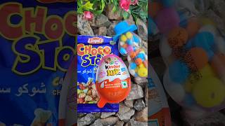 Choco stone candy with Jems Chocolate Popsicle in Kinder Joy Box shorts ytshorts gemstone [upl. by Halpern]