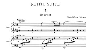 Debussy Petite Suite Piano for Four Hands L65 IIV Balzaretti Kumagai [upl. by Enajyram]