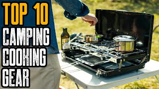 TOP 10 BEST CAMPING COOKING GEAR ON AMAZON [upl. by Gnav]