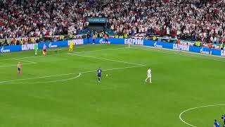 EURO 2020 Final England  Italy penalty shootout and fan reactions [upl. by Briny]