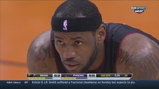 20140211  LeBron James Full Highlights at Suns  37 Pts 9 Reb [upl. by Ayaet814]