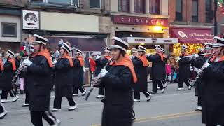 2018 Massillon Tiger Swing Band at the Massillon Holiday parade [upl. by Wheeler]