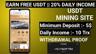 New USDT Websites 2024  Best Usdt Investment Websites  Longterm Platforms  New Money [upl. by Elton783]