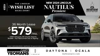 The Lincoln Wish List Sales Event at Gary Yeomans Lincoln [upl. by Ardeed]