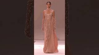 Aviana M walking for Elie Saab Fallwinter 202223 Couture show [upl. by Colbye184]