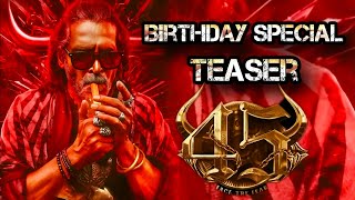 Upendra 45 Kannada Movie Teaser  Upendra  45 Kannada Movie  Teaser  45 Movie  Shivarajkumar [upl. by Nonohcle801]