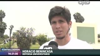 Central CMD Declaraciones de Horacio Benincasa Universitario [upl. by Lorimer567]