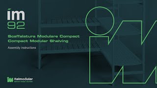 IM92 Compact Modular Shelving  Assembly instructions [upl. by Fezoj]