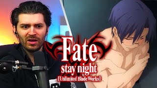 SHIROU STRIPPED HIM Fatestay night Unlimited Blade Works 1x09 Reaction [upl. by Garibull]