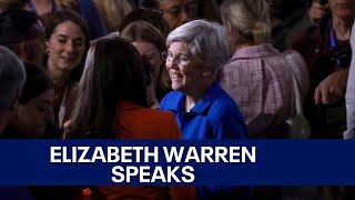 2024 DNC Elizabeth Warrens full speech at Democratic National Convention  KTVU [upl. by Edals]