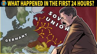 What happened in the First 24 hours of Operation Barbarossa [upl. by Leahcimauhsoj]