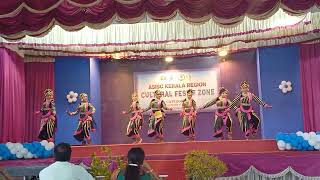 Group dance 😍Shaneeshwaran 🙏A grade st francis school kannur [upl. by Dibrin985]