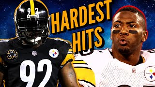 Ryan Clark amp James Harrisons HARDEST HITS [upl. by Fraya785]