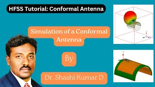 HFSS Tutorial Simulation of Conformal Antenna [upl. by Ericha]