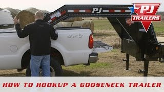 How to Hook Up a Gooseneck Trailer [upl. by Ulysses566]