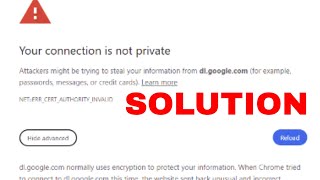 How To Fix NETERRCERTAUTHORITYINVALID Error In Web Browser Solution [upl. by Isborne96]