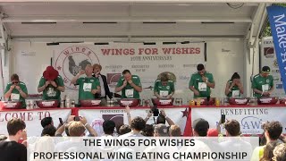 THE WINGS FOR WISHES PROFESSIONAL WING EATING CHAMPIONSHIP [upl. by Bartholomeus]