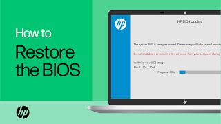 Restore the BIOS on HP Computers with a Key Press Combination  HP Computers  HP Support [upl. by Layney440]