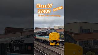 What a beauty scotrail class 37 409 francis bourgeois would love them tones trains class37 train [upl. by Gregor]