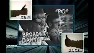 Siskel amp Ebert 1984 Broadway Danny Rose [upl. by Enirual]