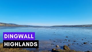 DINGWALL  Gateway to the North Coast 500 NC500  Scotland Walking Tour  4K  60FPS [upl. by Urbanus611]