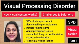 Visual Processing DisorderVisual Sensory Systemchallenges and solutionspart1 [upl. by Worrad]