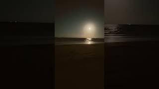 Moonlight over South Padre Island Texas surf southpadreisland life [upl. by Kcirdnekal]