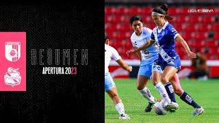 Resumen Querétaro vs Puebla  Jornada 6  Liga BBVA MX Femenil [upl. by Michelle]