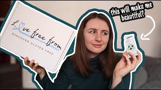 A snack that gives you nice skin GLUTEN FREE UNBOXING  How To Coeliac [upl. by Boar]