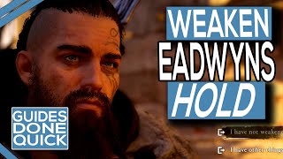 Assassins Creed Valhalla Weaken Eadwyns Hold On Oxenfordscire Guide [upl. by Alroy407]